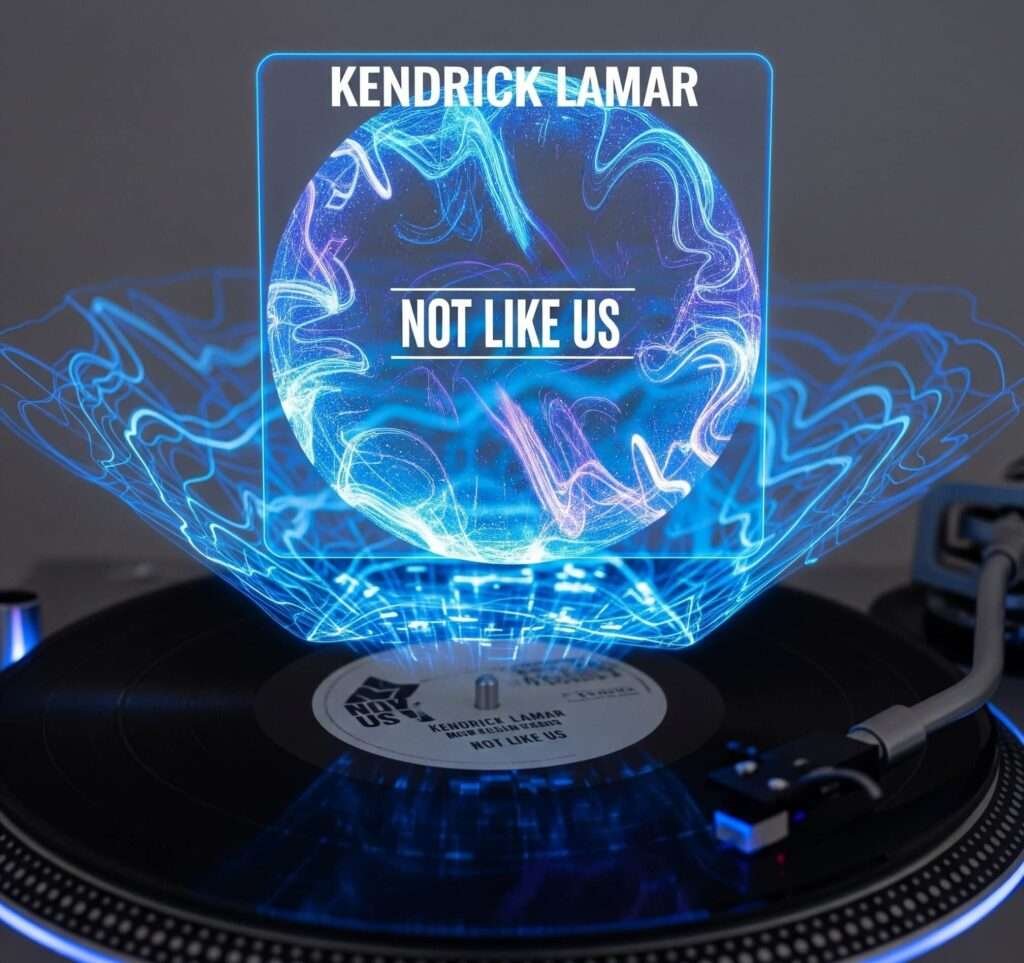 Futuristic Kendrick Lamar 'Not Like Us' Vinyl.