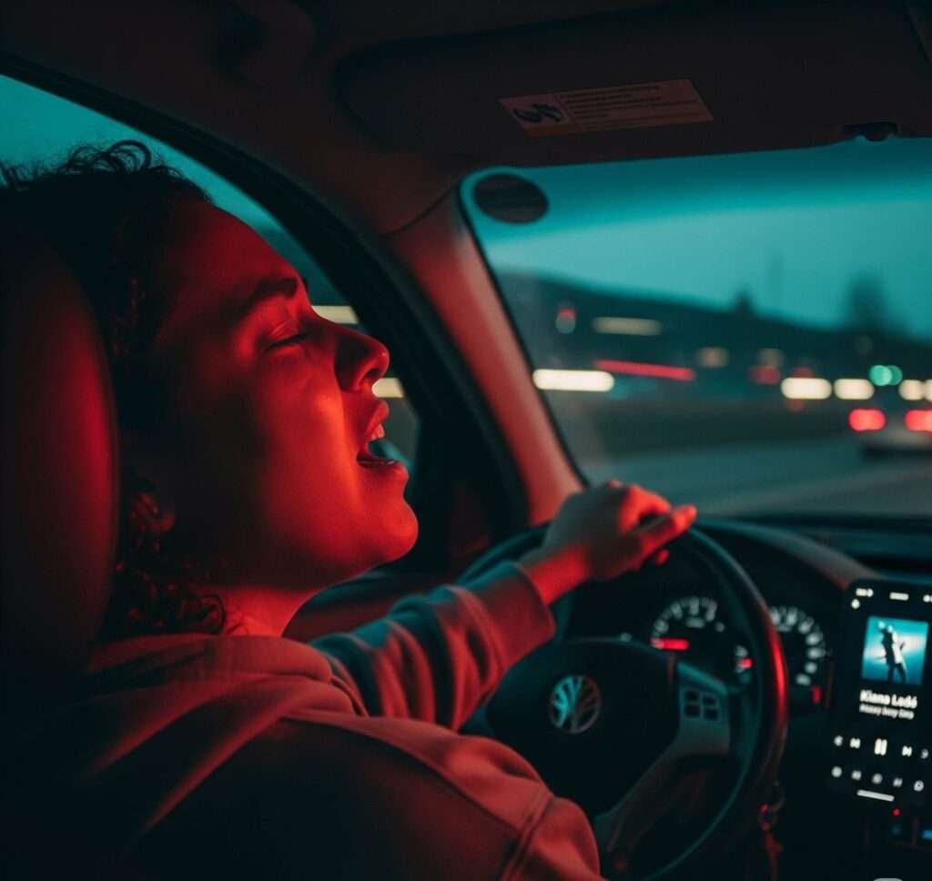Driving to Kiana Ledé