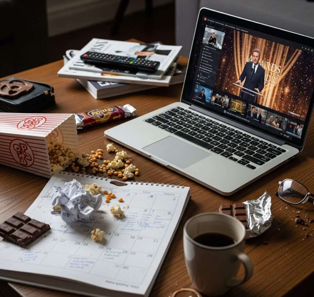 Awards Season Chaos on a Coffee Table