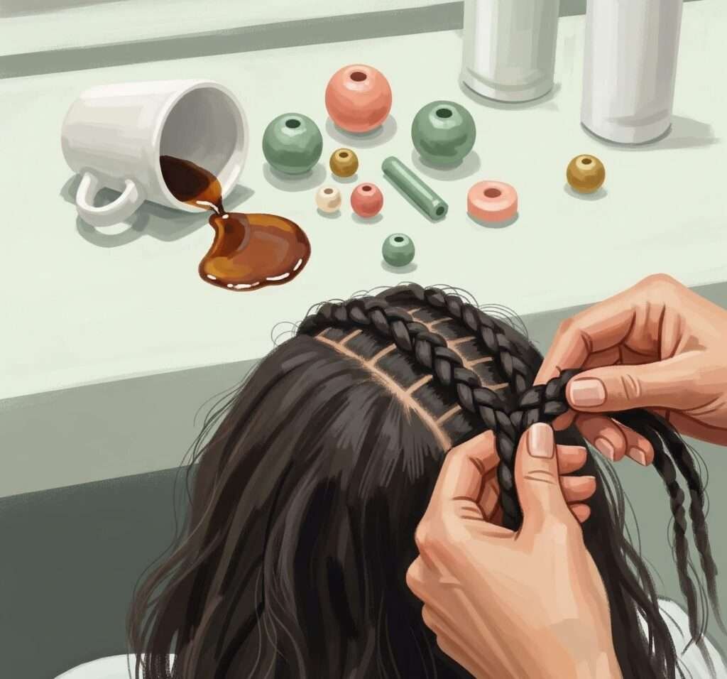 Caution: Braiding & Beads: An