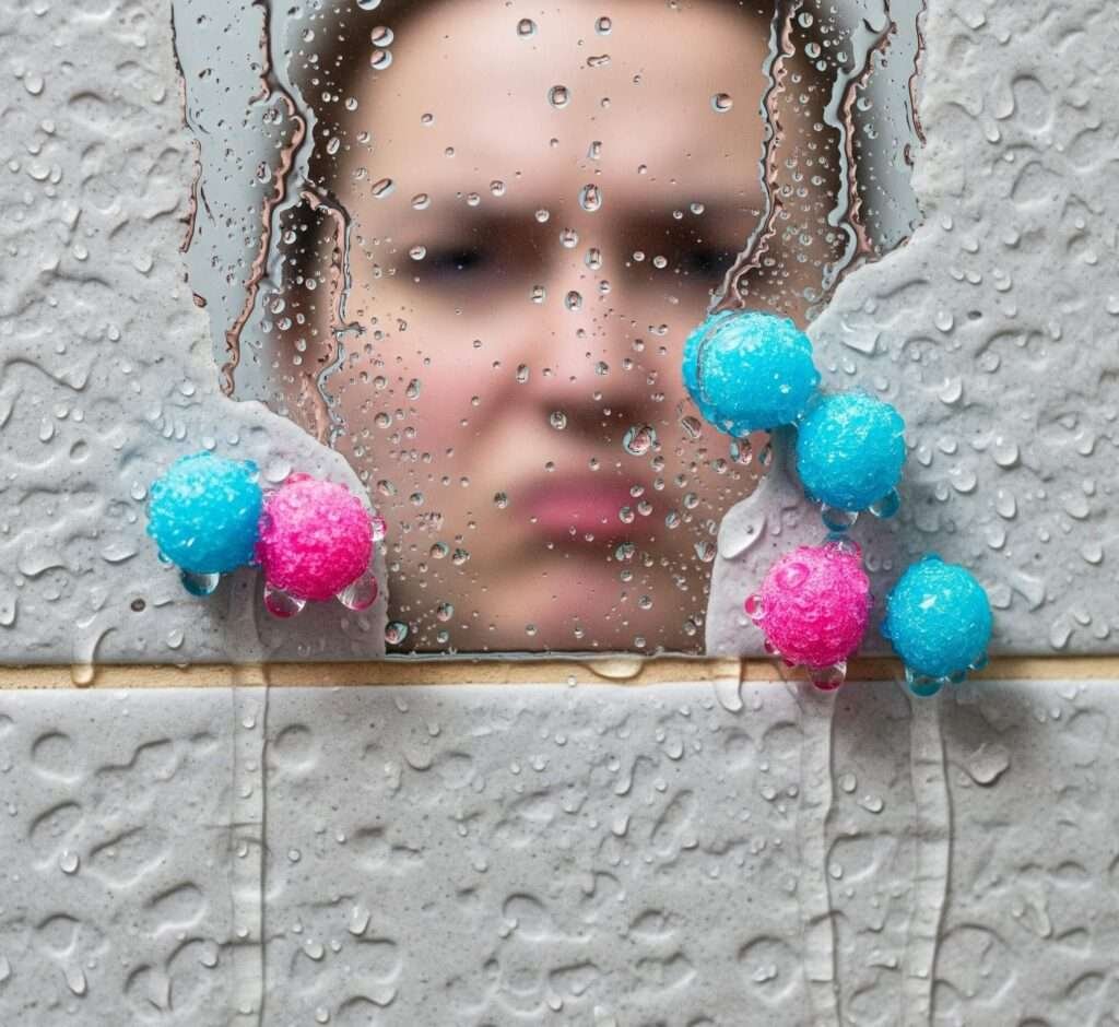 Physical Exfoliating Body Wash Beads Shower Tile