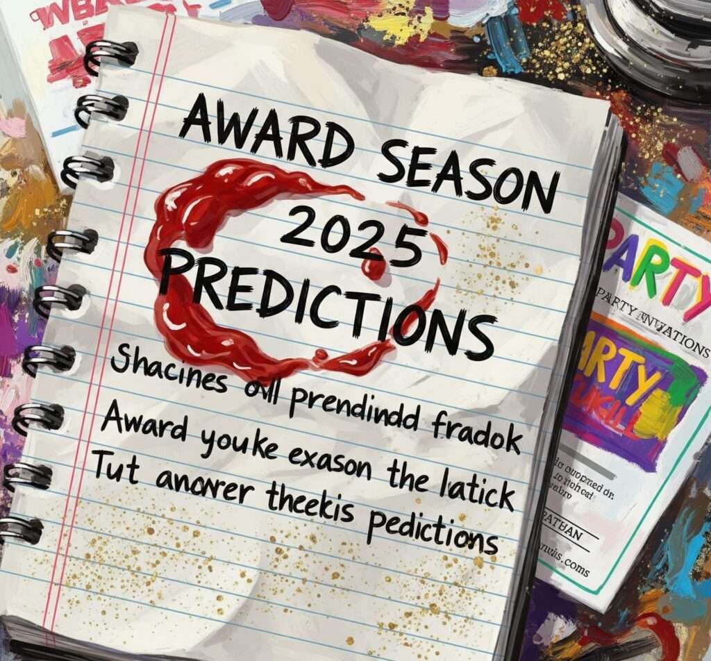 Award Season Predictions: Ketchup and Glitter Notebook