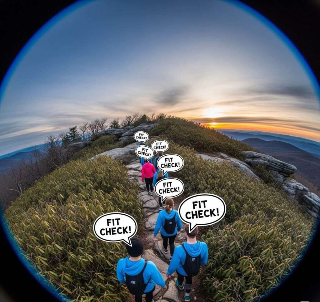 Group Hike "Fit Check" at Craggy Gardens - Bittersweet Sunset View