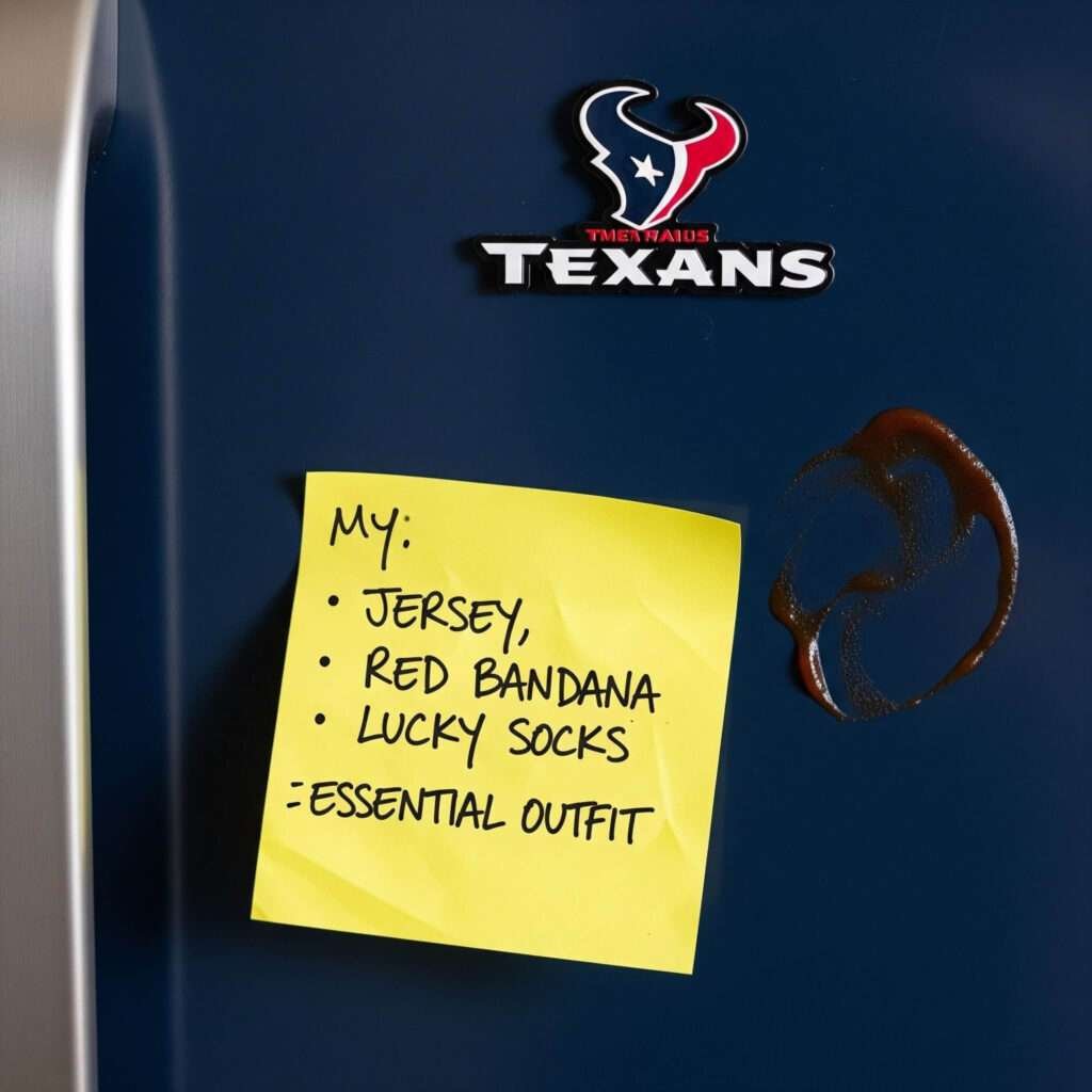 Texans game day outfit reminder.