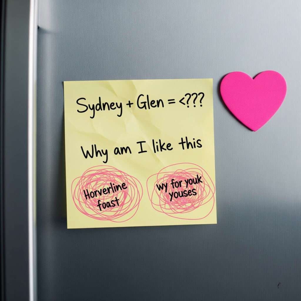 Fridge Note: Sydney & Glen Fan Thoughts