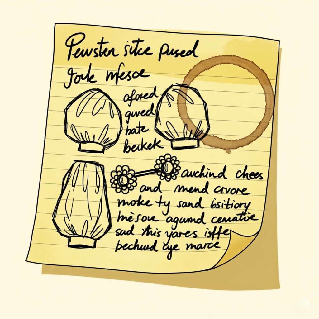 Doodles on sticky note