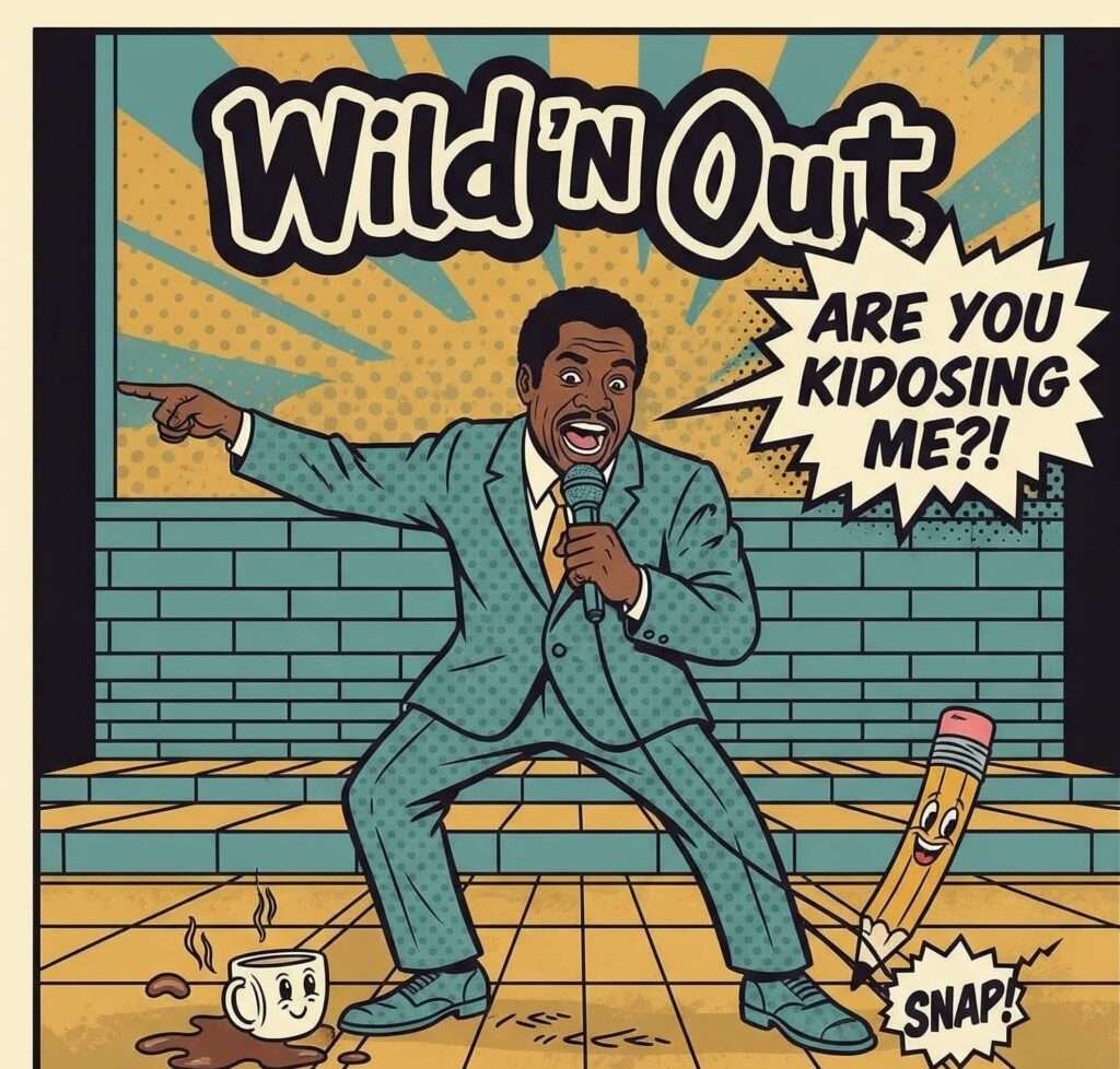 Katt Williams Roasting on Wild 'N Out (Comic Art)