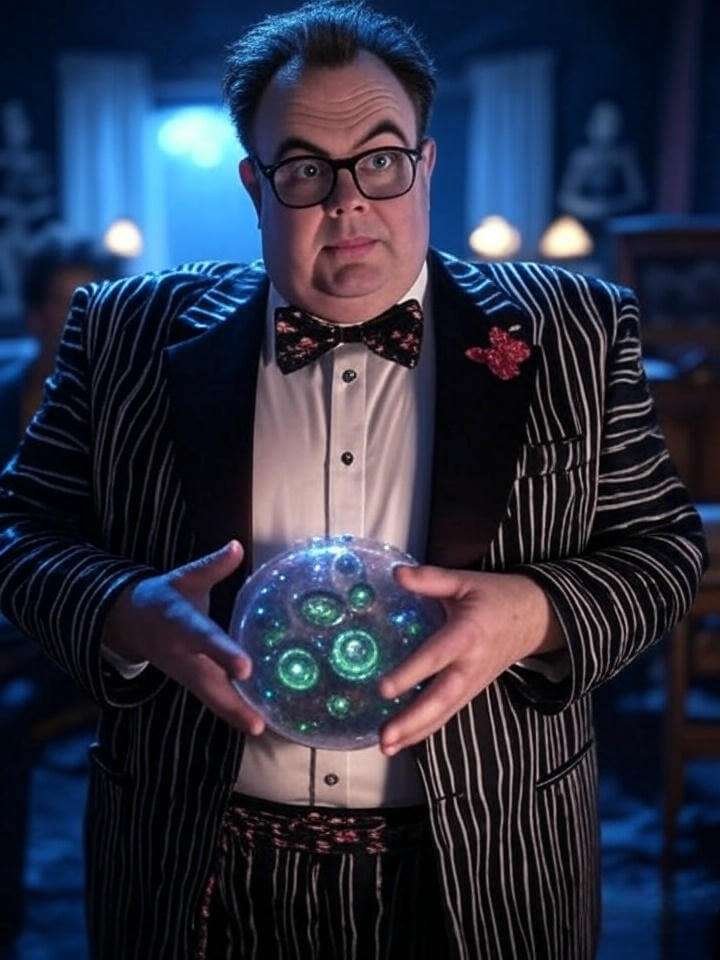 Glenn Shadix as Otho in Beetlejuice - Iconic Tim Burton Character Image