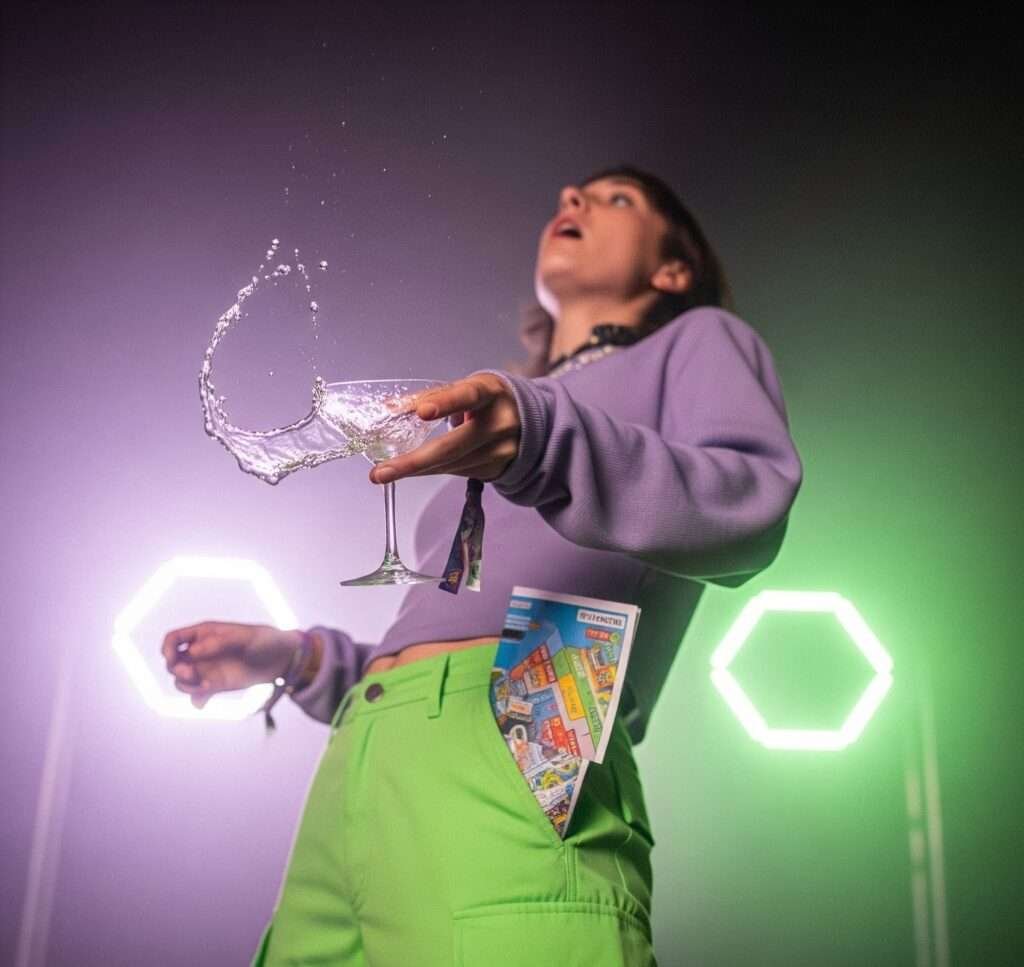 Sipping on Chaos: A VIP Lounge Spill