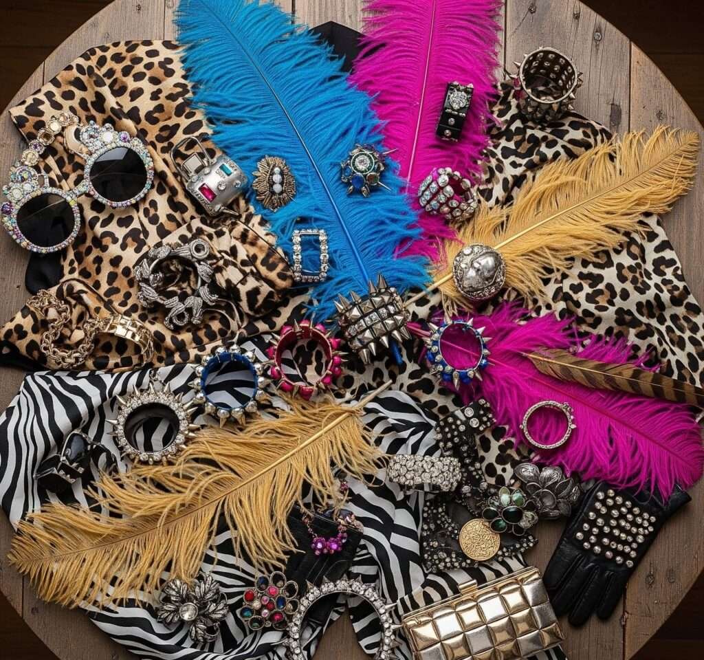 Gaga's Glam: Eccentric Accessory Chaos