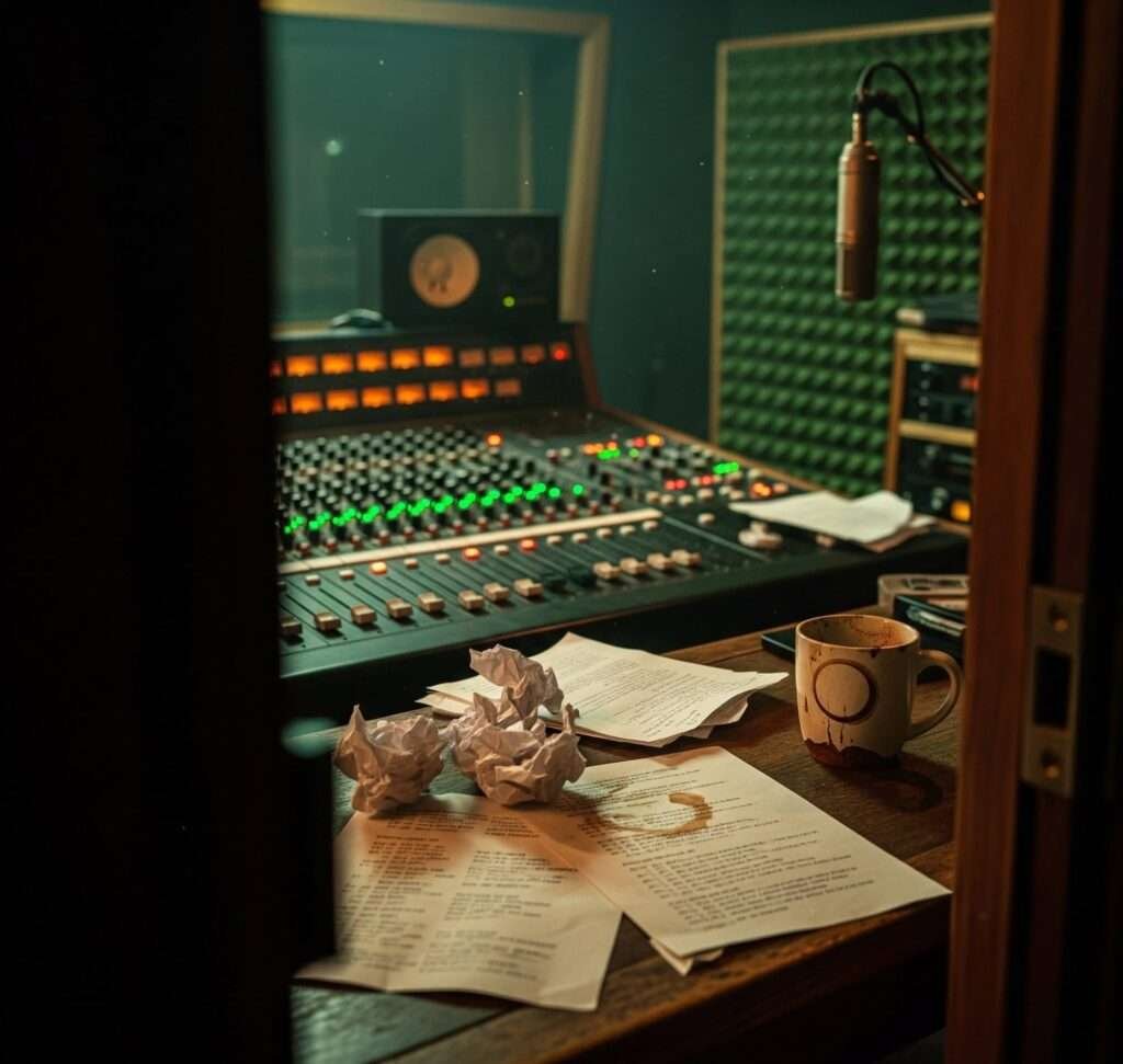 Recording Studio Vibe: Lyric Sheets & Soundboard